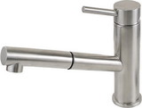 Scandvik 74122 Nordic Pull-Out Galley Mixer, Brushed Stainless Steel