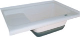 Icon Sit In Step Tub, Right Hand, Polar White, 476