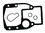 SIERRA 18-2613 Cobra Oudrive Mounting Gasket Set, Price/EA