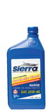 SIERRA 18-9440CAT-2 Synthetic Blend 4-Cycle Inboard-Sterndrive Engine Oil, 25W-40 FC-W, Qt.