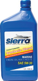Sierra International 18-9555-4 Sierra 95554 Semi-Synthetic Engine Oil 5W-30