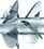 Solas 1651-138-28 Dual Propeller For Mercruiser Bravo Three<sup>&#174;</sup>, Stainless Steel, Rear, Price/Each