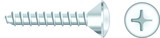 Seachoice Chrome Plated SS Phillips Tapping Screw - Oval Head