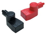 Seachoice Marine Type Battery Terminal Covers (Set Includes 1 Red and 1 Black) Fits Terminals With Wing Nut, 13681