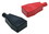 Seachoice Standard Type Battery Terminal Covers (Set Includes 1 Red and 1 Black) Fit Terminals Without Wing Nut, 13691, Price/PK