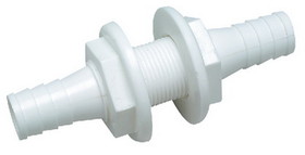 Seachoice Double-Ended 3/4" x 3/4" Thru Hull Connector For Hose, 18201
