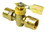 Seachoice 20721 Brass Two Way Fuel Line Valve, Price/EA