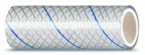 Seachoice 23563 Clear Reinforced PVC Tubing w/Blue Tracer - 164 Series, 5/8