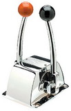 Seachoice 28401 Chrome Plated Brass Twin Lever, Single Station Control
