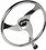 Seachoice 28611 3 Spoke Stainless Steel Steering Wheel w/Turning Knob, Price/EA