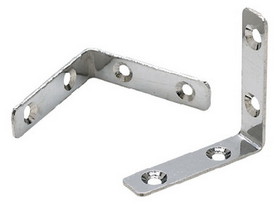 Seachoice 37551 Stainless Steel 90 Degree Angle Brackets (1 Pair Per Pack)