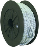Seachoice 3-Strand Twisted Nylon Anchor Line - White