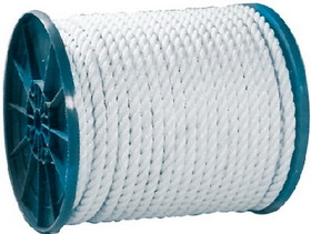 Seachoice 40800 Twisted Nylon Rope&#44; White&#44; 3/8" x 600'