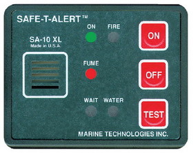 Seachoice 46391 Fume&#44; Fire & Flood Detector, 50-46391