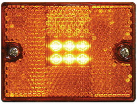 Seachoice MCL36ASSCH 52891 LED Square Stud-Mount Clearance/Marker Light
