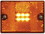 Seachoice MCL36ASSCH 52891 LED Square Stud-Mount Clearance/Marker Light, Price/EA