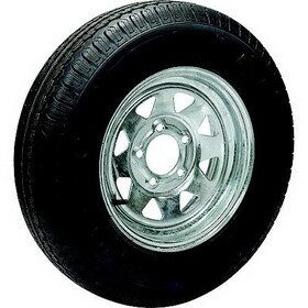 Seachoice 53401 ST175/80R13C/5H KR35 13" Galvanized Spoke, 5 Lug Radial Tire & Wheel Assembly