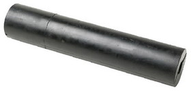 Seachoice Black Rubber Straight Roller 12" x 2-1/2" With 5/8" ID, 56360