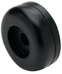 Seachoice Black Rubber Roller End Cap 3-1/2" Dia. X 1-1/4" W With 5/8" ID, 56400