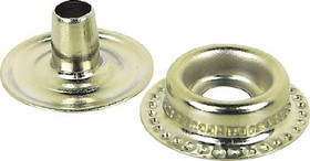Seachoice BP7249SC Stainless Steel Button Stud With Barrel And Eyelet&#44; 65 Sets