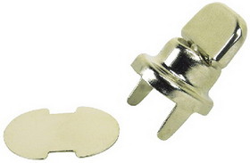Seachoice BP7254SC Twist Studs With 2 Prong Base And Clinch Plate&#44; Qty 25