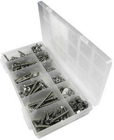 Seachoice Stainless Steel Tapping And Machine Screw Kit - 226 Piece, KP5577SC