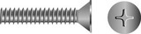 Seachoice Stainless Steel Phillips Machine Screw - Flat Head