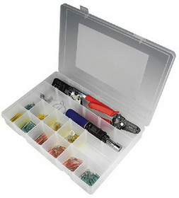 Seachoice 61302 78 Piece Heat Shrink Terminal Kit With Wire Stripper and Cutting Tool