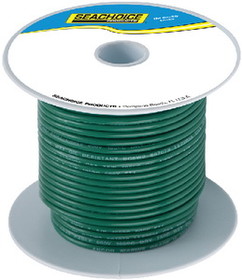 Seachoice 63056 Tinned Copper Marine Wire, 8 AWG, Green, 100&#39;