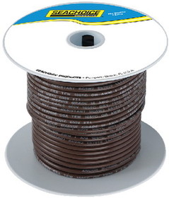 Seachoice 63093 Tinned Copper Marine Wire, 12 AWG, Brown, 100&#39;