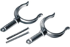 Seachoice 70501 Chrome Plated Zinc Rowlock Horns Only (Sold as Pair)