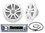 Seachoice MCK400SC 72101 Marine Bluetooth/MP3/AM/FM Marine Stereo Package w/Speakers & Antenna, Price/EA