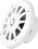 Seachoice 72111 5-1/4" 2-Way 150W Round LED Speakers, 1 Pair, White, Price/BX