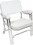 Seachoice 78501 Folding Deck Chair - White, Price/EA