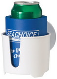 Seachoice 79381 White Drink Holder With Large Super Suction Cups, 50-79381