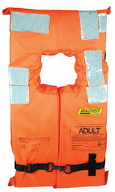 Seachoice Type I Commercial Offshore Vest With Solas Reflective Tape