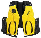 Seachoice 85973 Adult Dual Size Canoe/Kayak PFD, Yellow/Black S/M, 9007S/M-YEL/BLK-85973