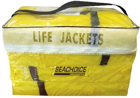 Seachoice EPE1110AK1AUPK4Y-86010 86010 Life Vest 4-Pack With Bag&#44; Yellow
