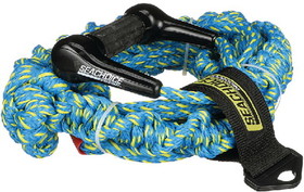 Seachoice 86764 3-Section Wakesurfing Rope&#44; 16'&#44; 5-1/2" Handle with Textured Rubber Grip