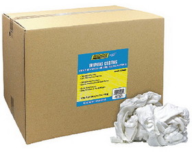Seachoice 90030 Recycled White Knits Wiping Cloths&#44; 40-lb. Box, 7402-50-SC
