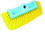 Seachoice 90576  Brush with Side Bristles, 10", Medium (Yellow Poly), Price/EA