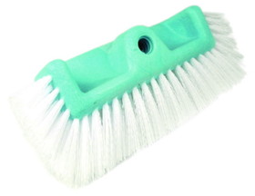 Seachoice 90577 Brush with Side Bristles, 10", Stiff (White Poly)