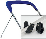 Carver Bimini Top Brace Kit (Includes 2 Braces, 2 Deck Hinges, 2 Jaw Slides, Mounting Screws),