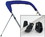 Carver 62010 Bimini Top Brace Kit (Includes 2 Braces&#44; 2 Deck Hinges&#44; 2 Jaw Slides&#44; Mounting Screws), Price/PK