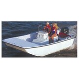 Carver 71018F10 Center Console Bay Style Fishing With Shallow Draft Hull, 18'6, Poly-Flex II Slate Gray O/B
