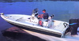 Carver 71218S11 V-Hull Center Console Shallow Draft Fishing, 18'6