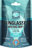 Yachter's Choice 40100 Sunglasses Anti-Fog Wipes, 10-ct. Resealable Pouch