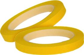 Shurtape Low Stretch PVC Fine Line Masking Tape, Yellow