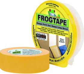 Shurtape 217143 CF160 Frogtape Delicate Surface Tape, 1-1/2" x 180', Yellow