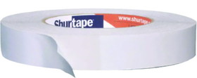 Shurtape 232264 Double Coated Polyester Film Tape, 1/2" x 164', White